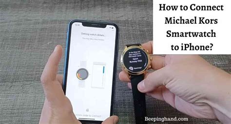 michael kors smartwatch won't connect|Unable to pair Michael Kors watch with my iPhone .